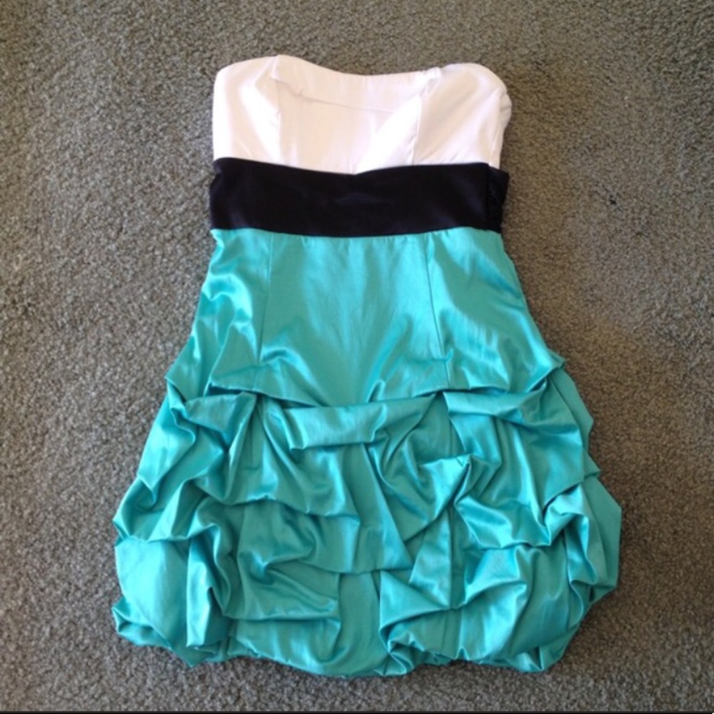 BRAND NEW Windsor Black & Turquoise Dress